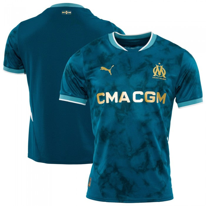 Olympique de Marseille Extérieur 24/25 - Vue rapprochée