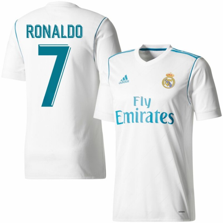 Real Madrid Domicile 17/18 - Ronaldo 7 - Vue de face