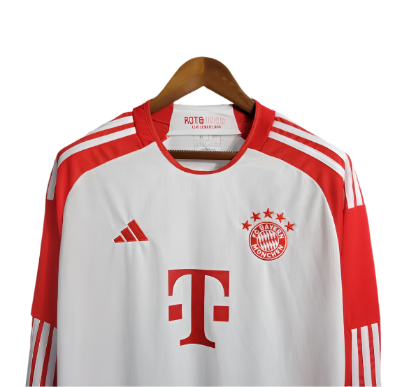 Bayern Munique Domicile 23/24 - Manches Longues - Détail