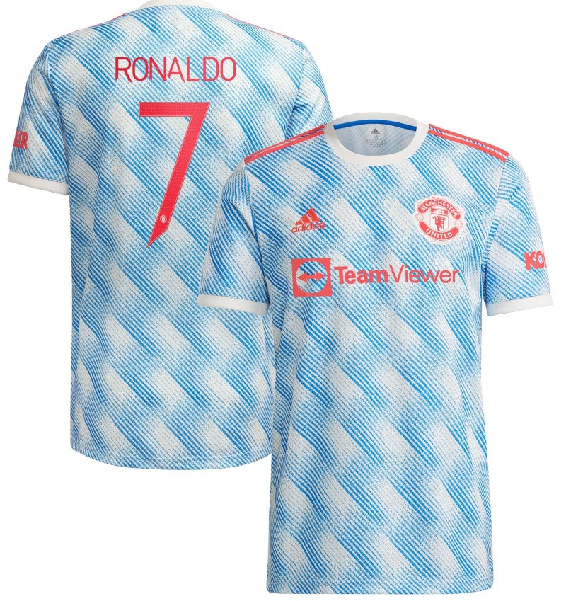 Manchester United Extérieur 21/22 - Ronaldo 7 - Vue de dos