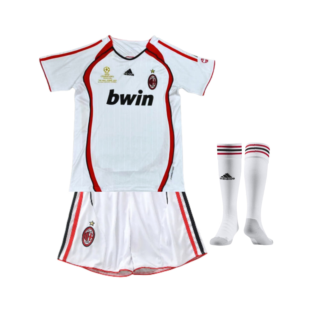 Kit Infantil AC Milan Visitante 06/07 - Final de la Liga de Campeones