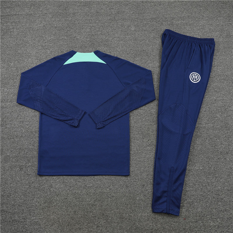 Inter Milan - Survêtement - 1/2 Zip - Vue rapprochée