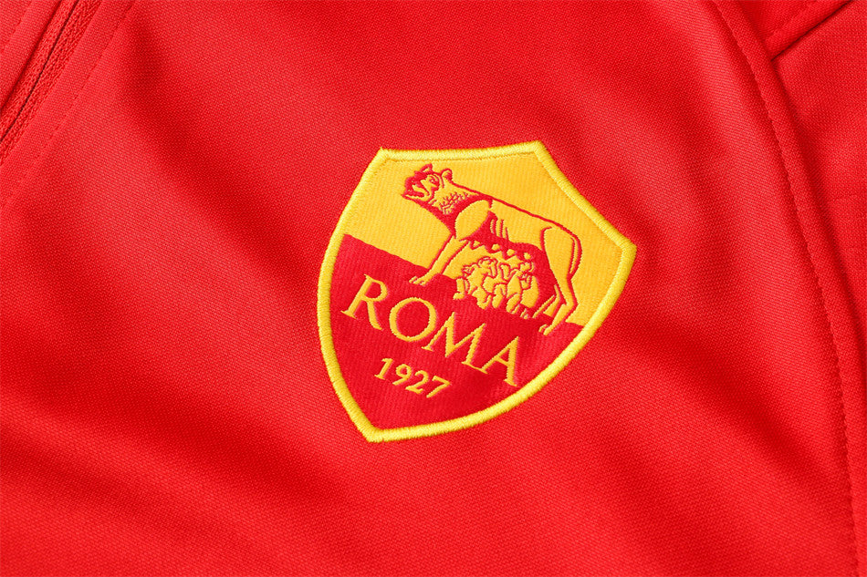 AS Rome - Survêtement - 1/2 Zip - Vue rapprochée