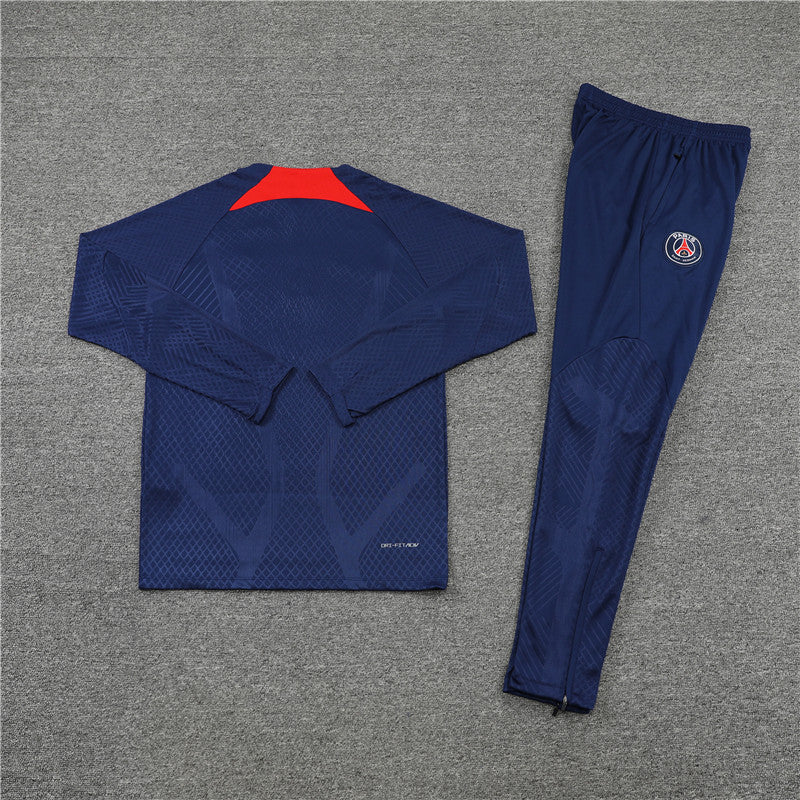 PSG - Survêtement - 1/2 Zip - Vue rapprochée