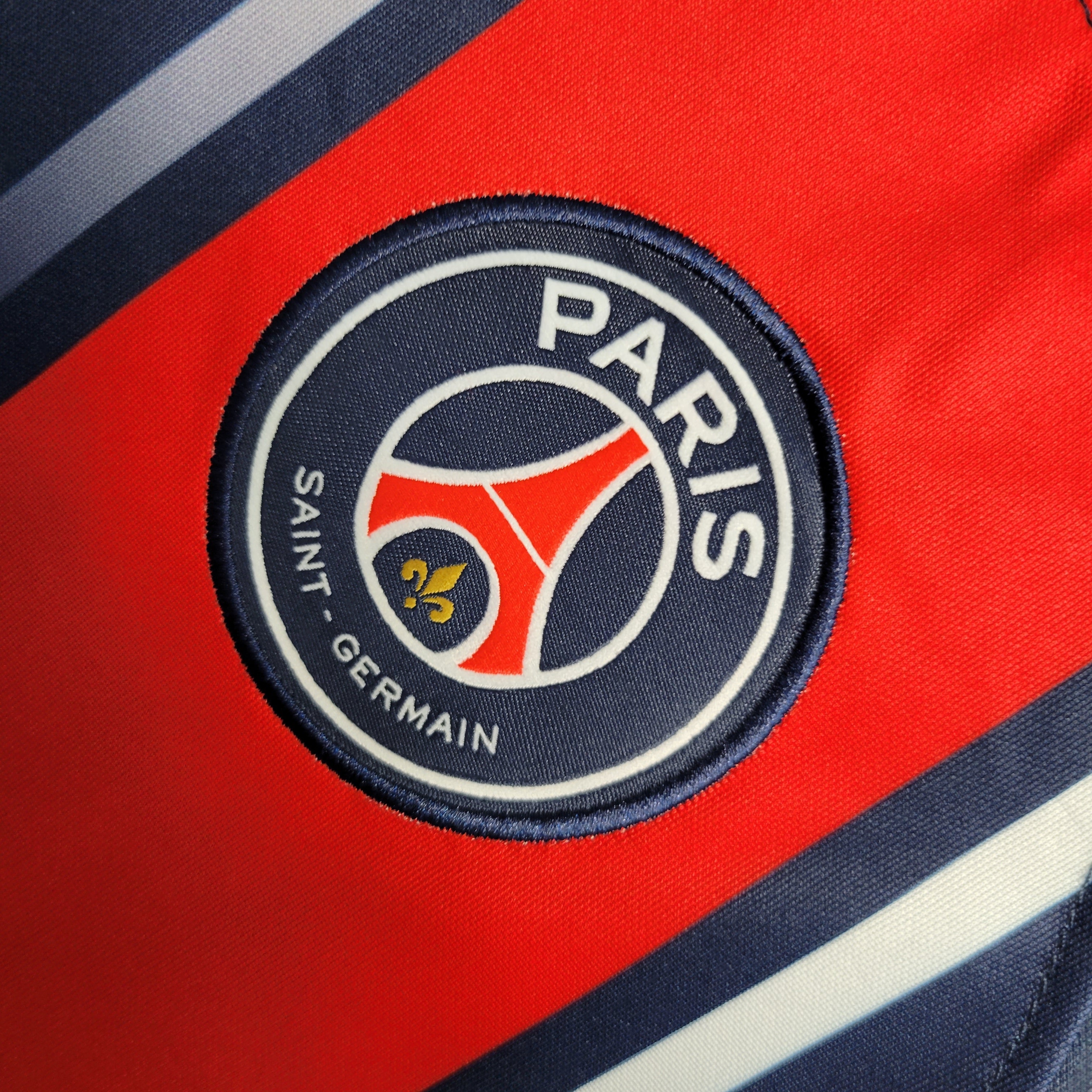 PSG Domicile 23/24 - Manches Longues - Vue rapprochée