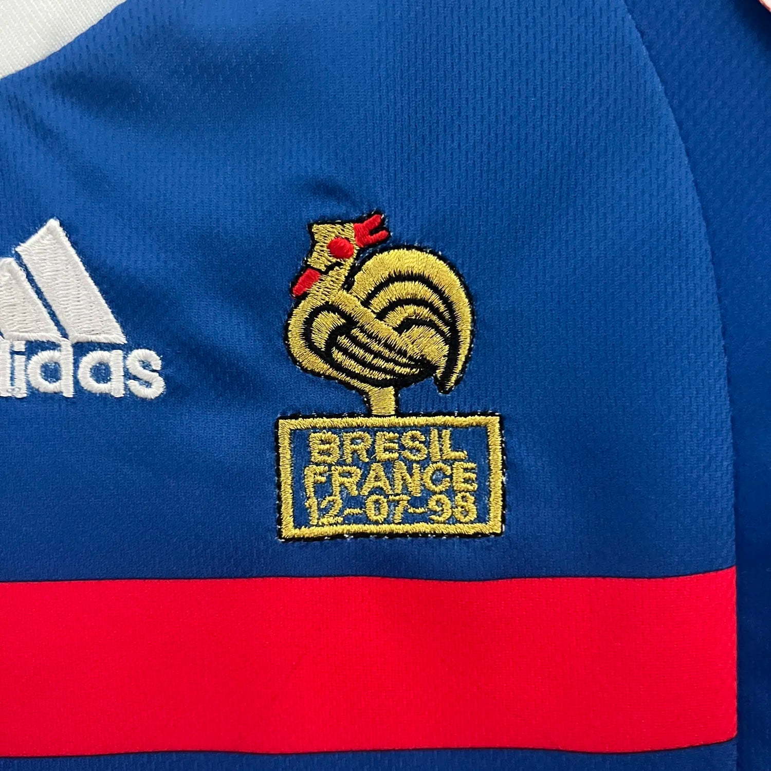 Kit - France Domicile 98 - Final Mundial 1998 - Vue rapprochée