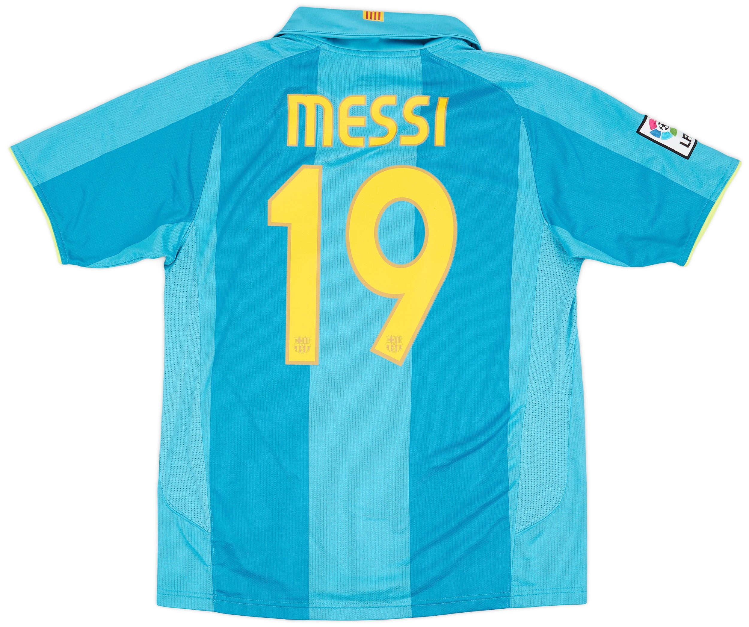 Barcelone Extérieur 07/08 - Messi 19 - Vue de face