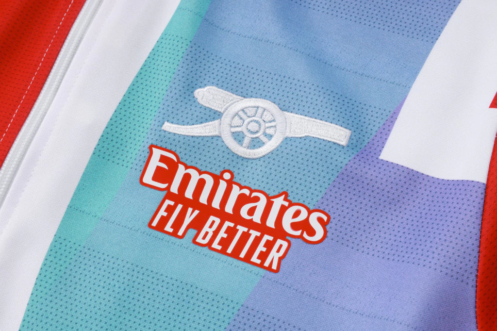 Arsenal 25/26 - Survêtement - Zip Complet - Vue rapprochée