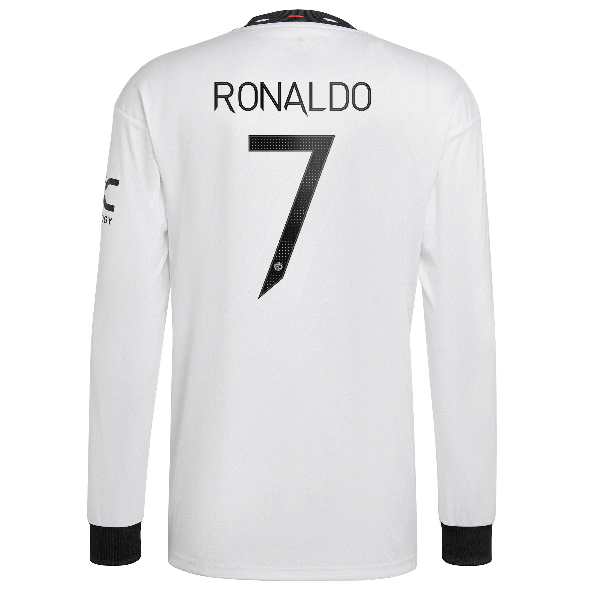 Manchester United Extérieur 22/23 - Manches Longues - Ronaldo 7 - Vue de dos