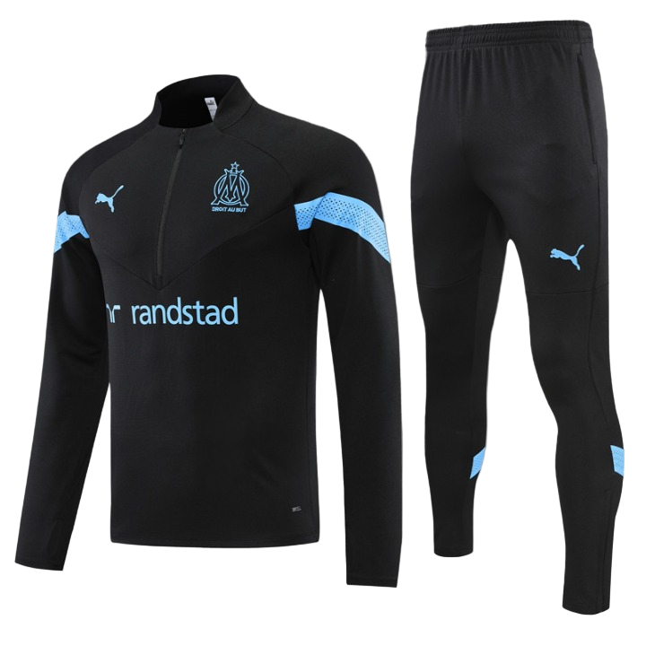Olympique de Marseille - Survêtement - 1/2 Zip - Vue de face