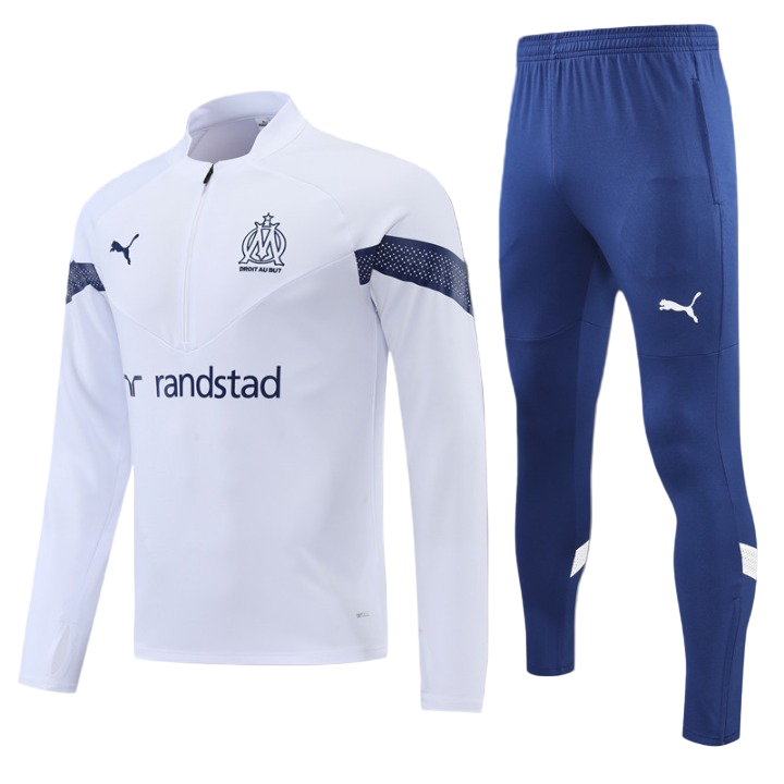 Olympique de Marseille - Survêtement - 1/2 Zip - Vue de face