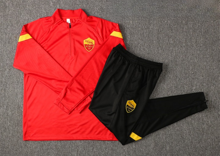 AS Rome - Survêtement - 1/2 Zip - Détail