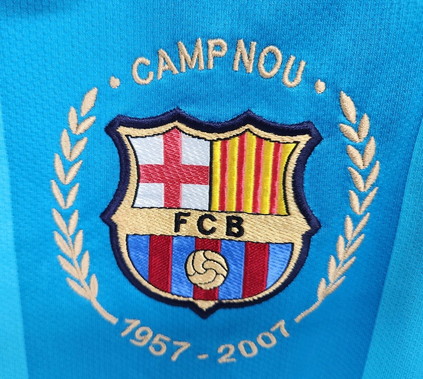 Barcelone Extérieur 07/08 - Messi 19 - Vue rapprochée