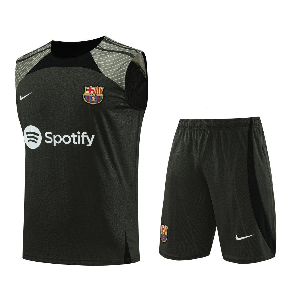 Équipement de Entraînement - Barcelone 23/24 - Manches Cava - Vue de face