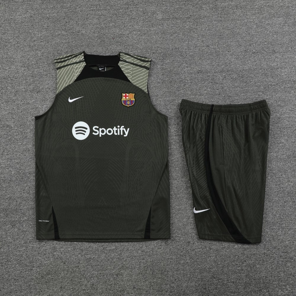 Équipement de Entraînement - Barcelone 23/24 - Manches Cava - Vue de dos